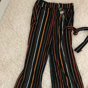 Striped Palazzo pants